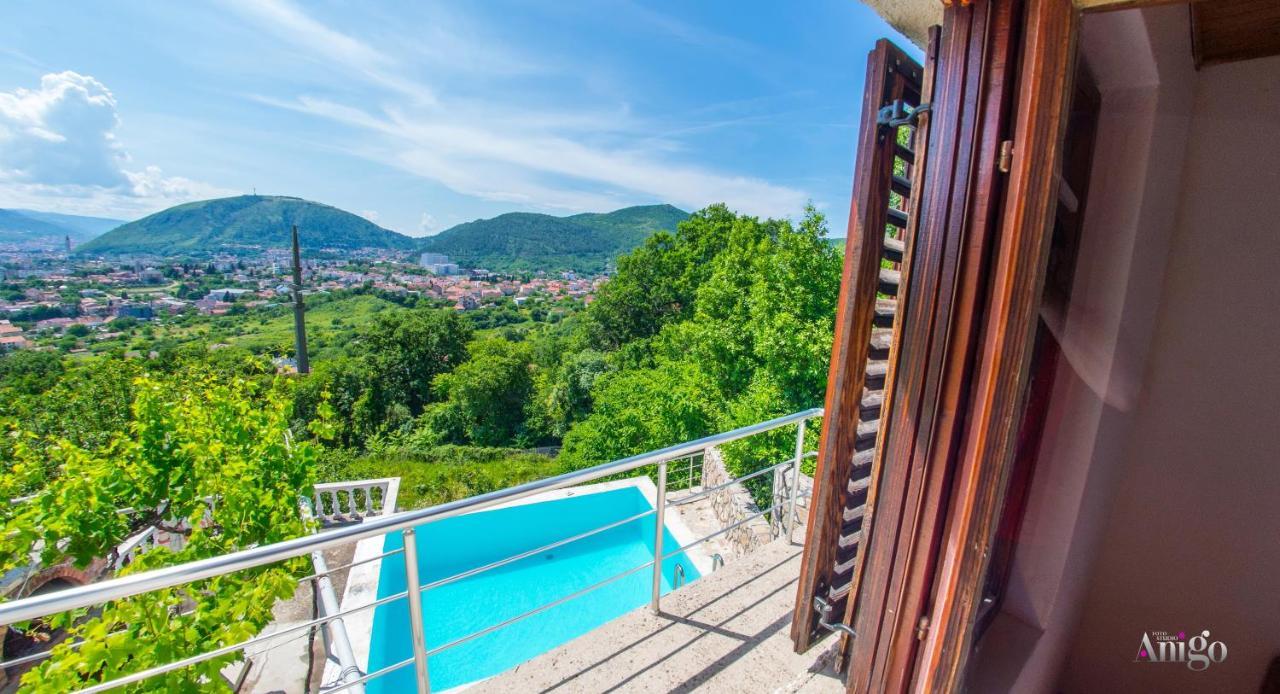 Perfect View Of Mostar - With Swimming Pool Exterior photo